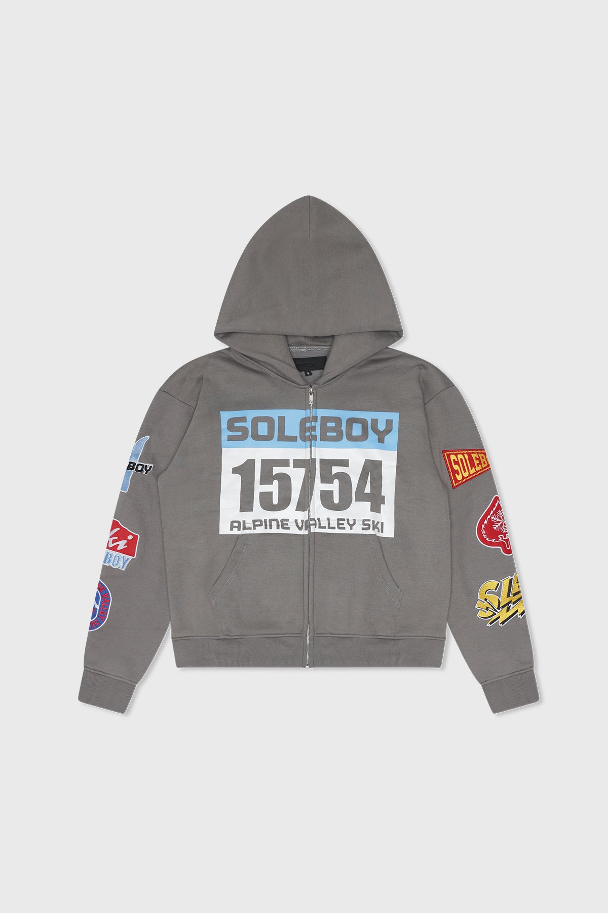 Ski Patrol Patch Hoodie (Gray)