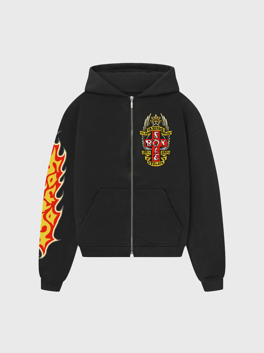 SOLEBOY Club Prive Zip Up Hoodie