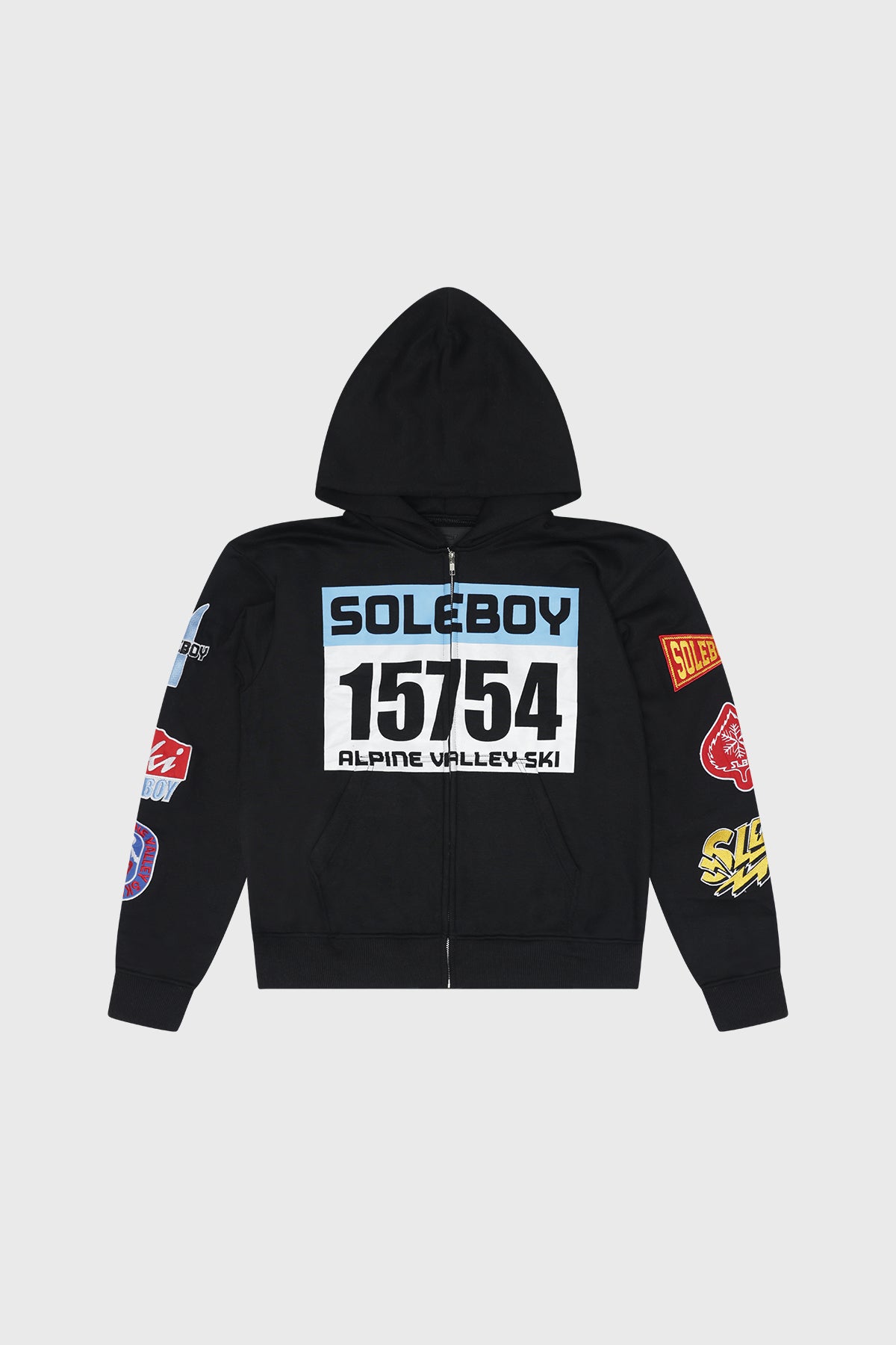 Ski Patrol Patch Hoodie (Black)