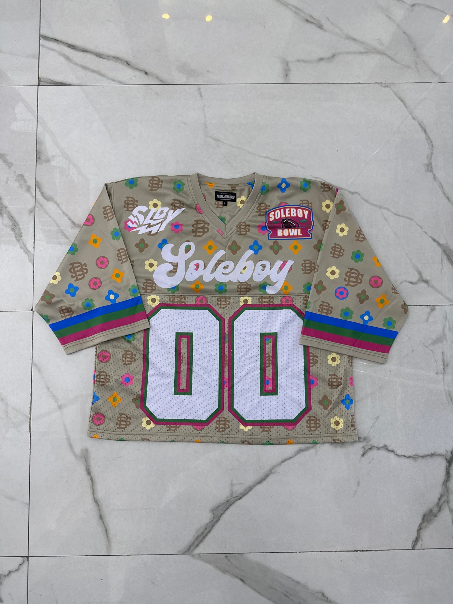 Monogram Cream Jersey