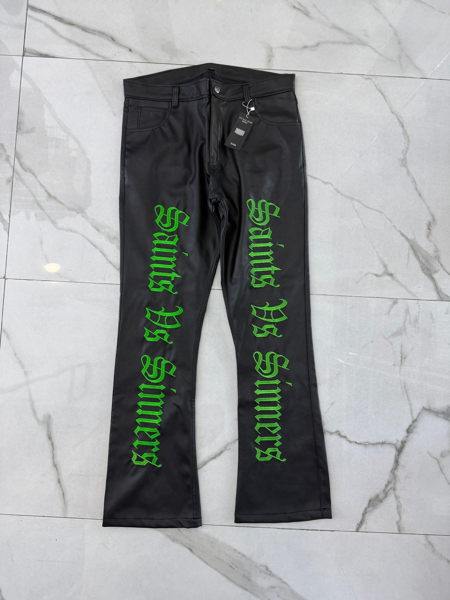 Leather Saint Pants