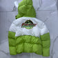 White/ Green Puffer