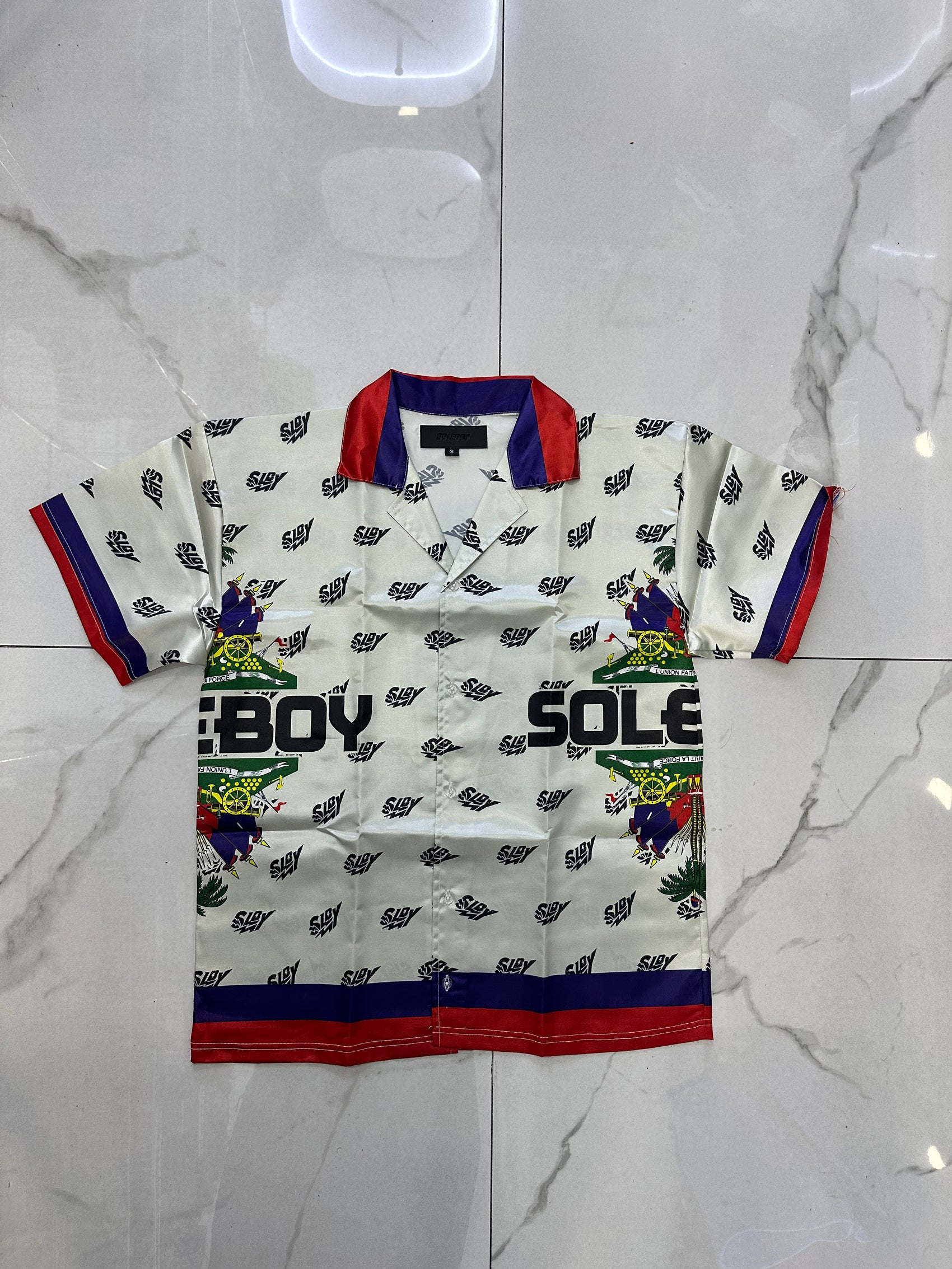 Haiti Button Up