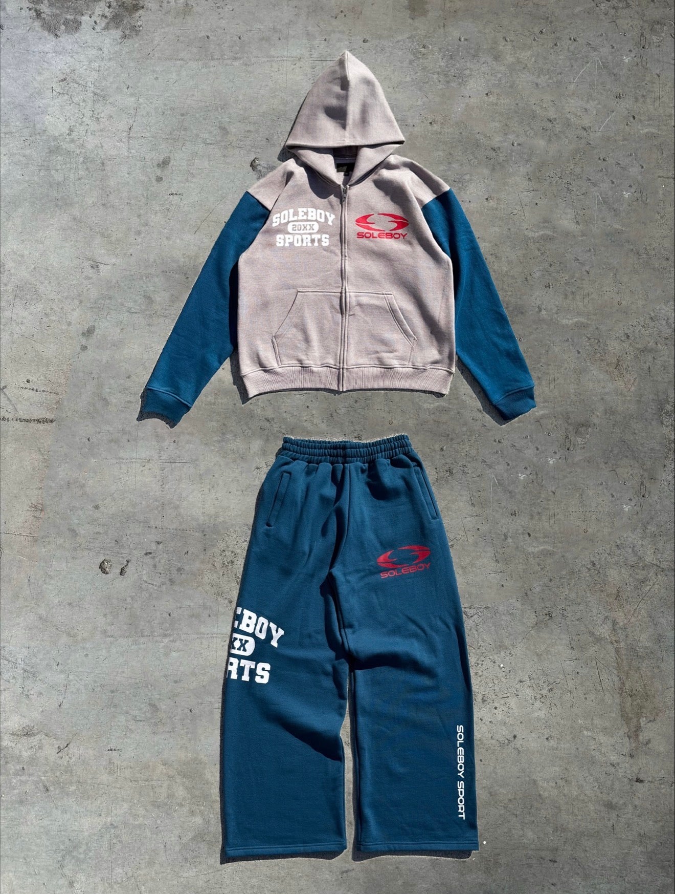 SB Tech Matching Set (Grey/Teal)