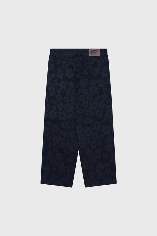 Flora Denim (Black)