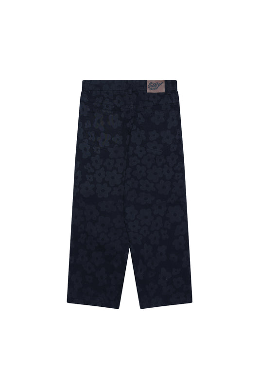 Flora Denim (Black)