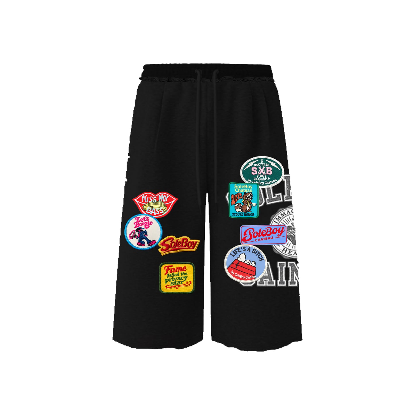 Scouts Honor Sweat Shorts (Black)