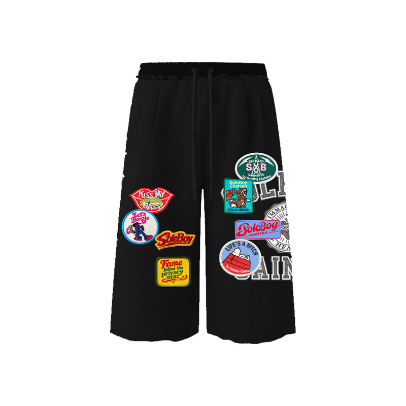 Scouts Honor Sweat Shorts (Black)
