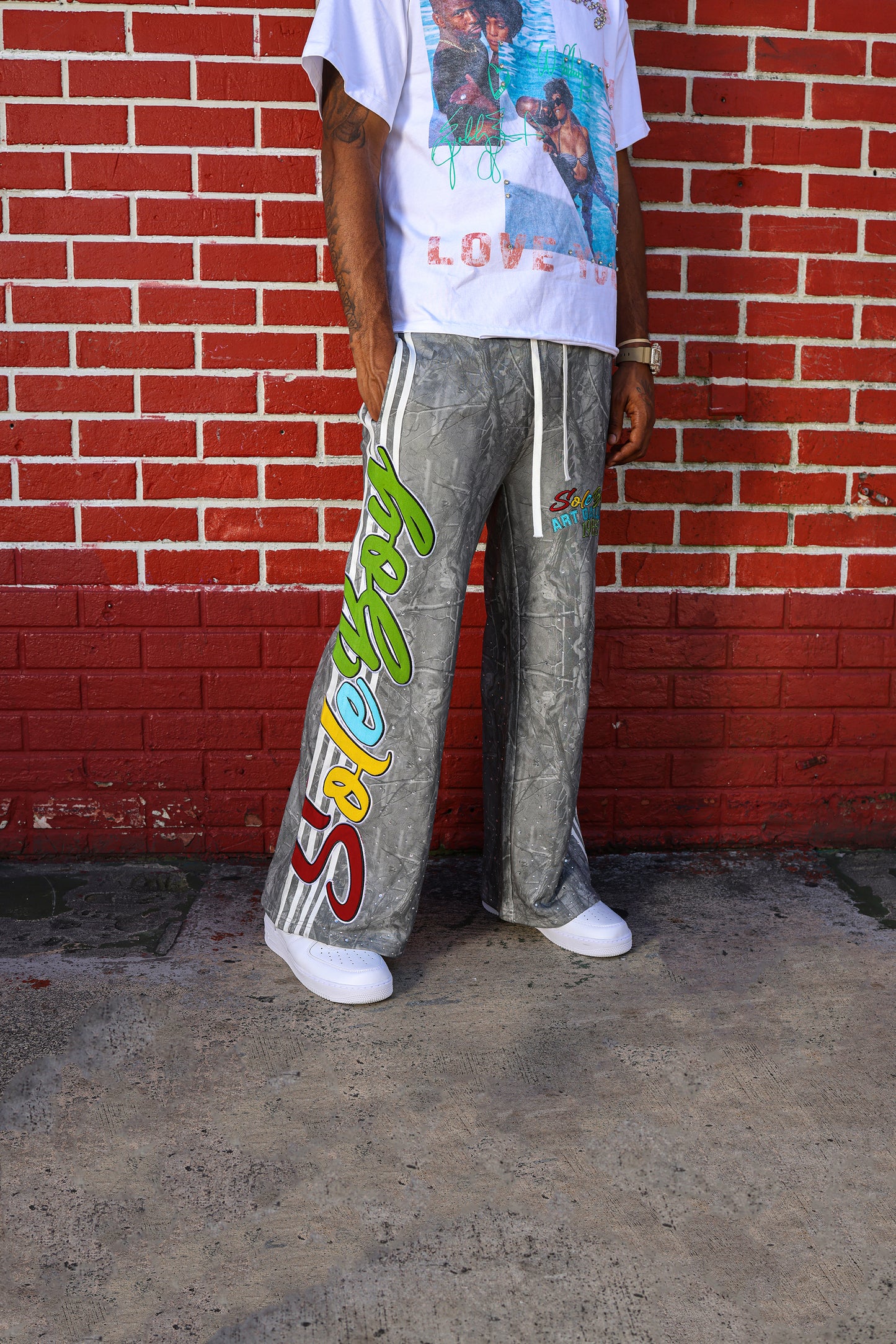 Concrete Camo Tree Pants