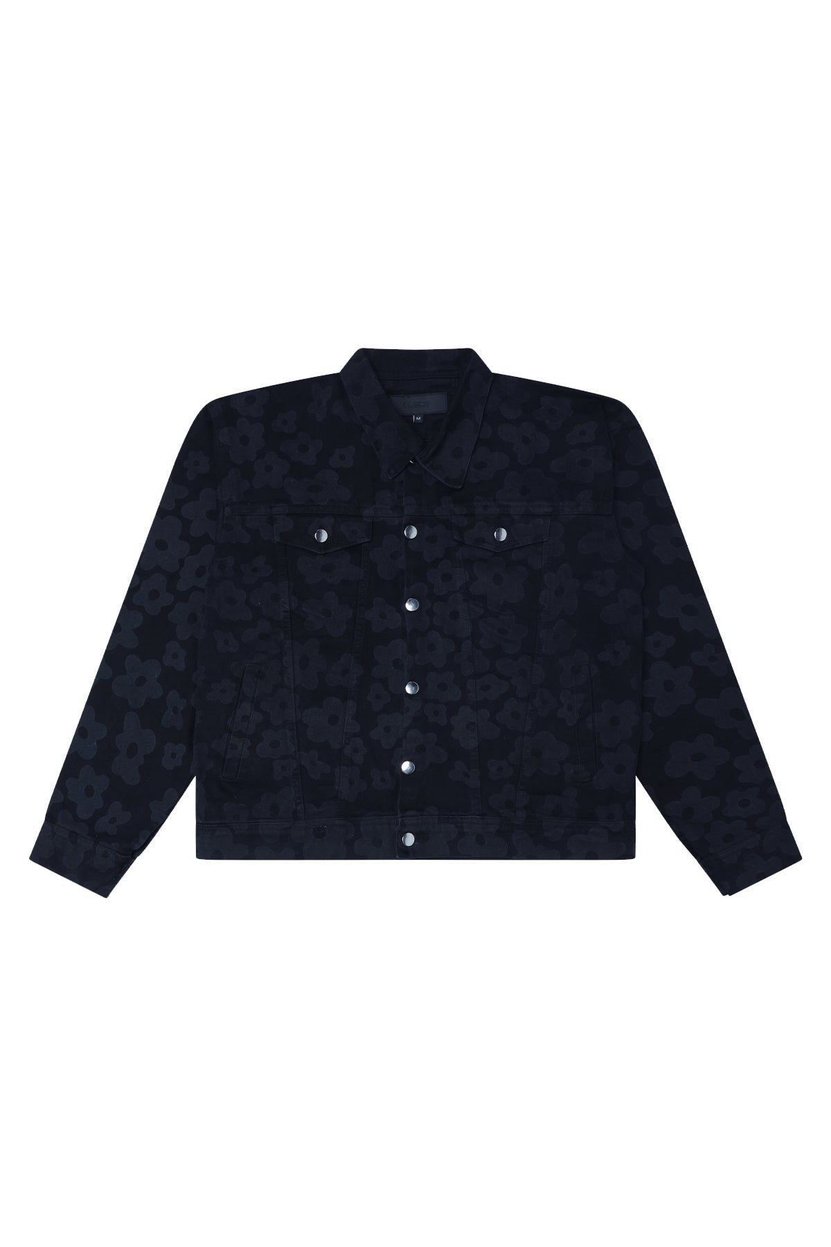 Flora Denim Jacket (Black)