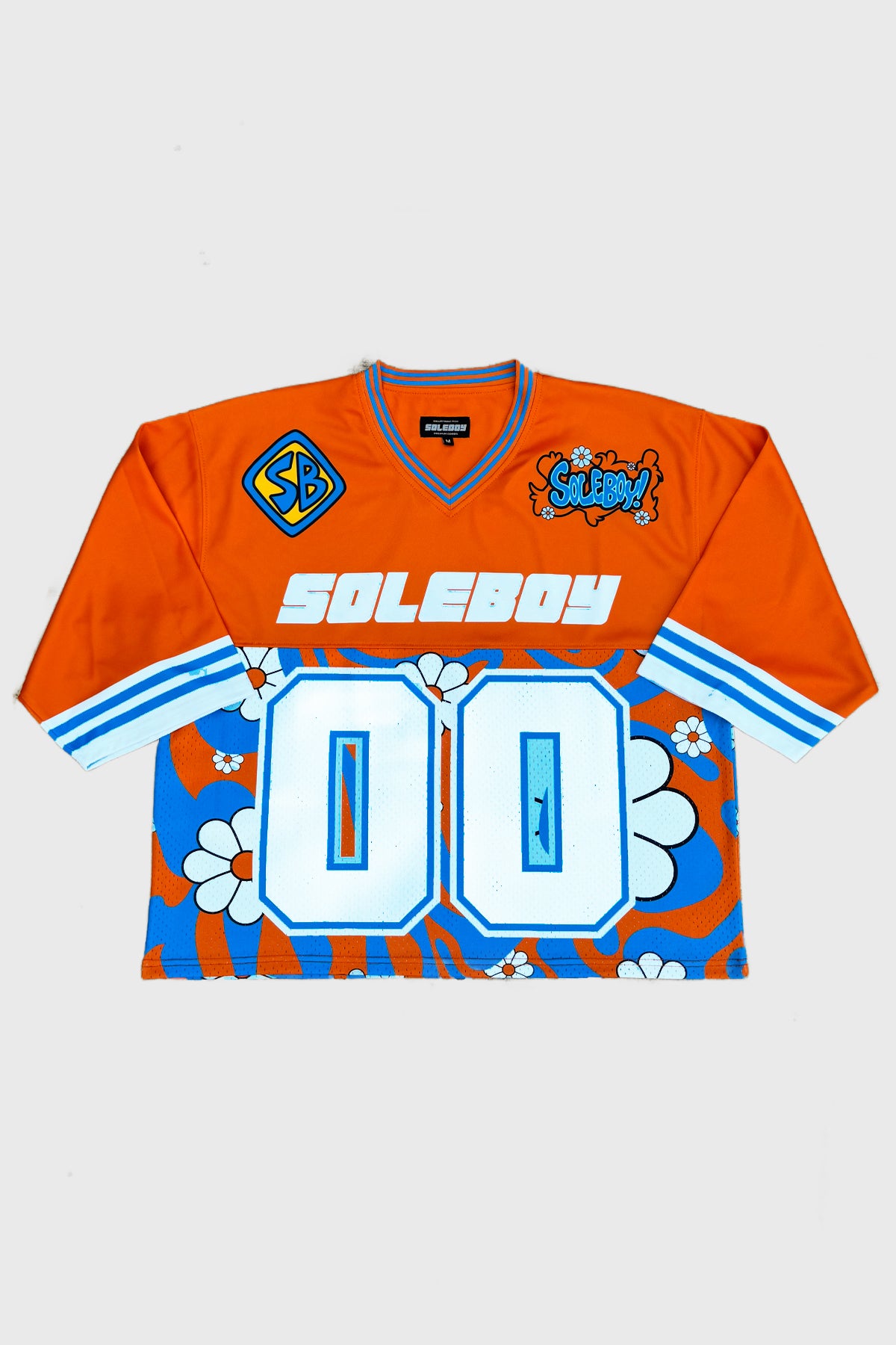 Groovy Floral Jersey (Orange)