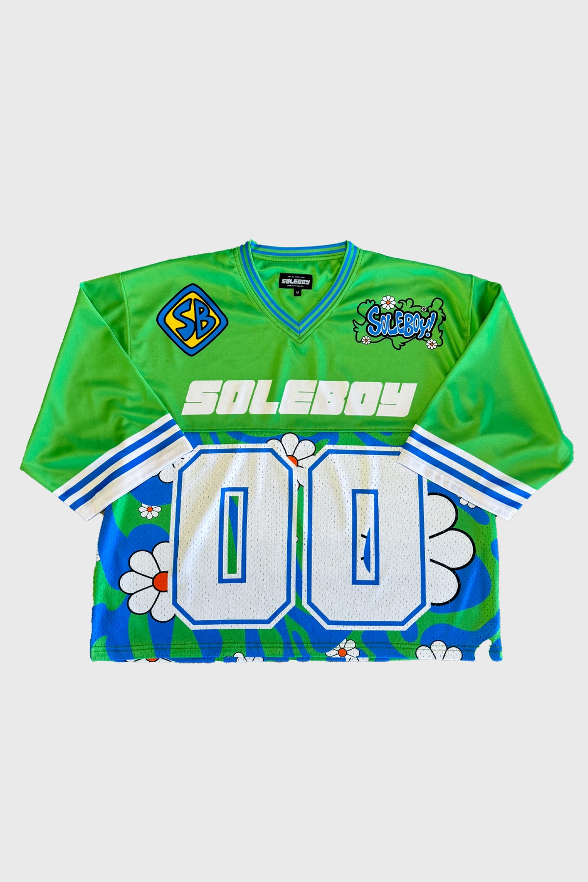 Groovy Floral Jersey (Green)