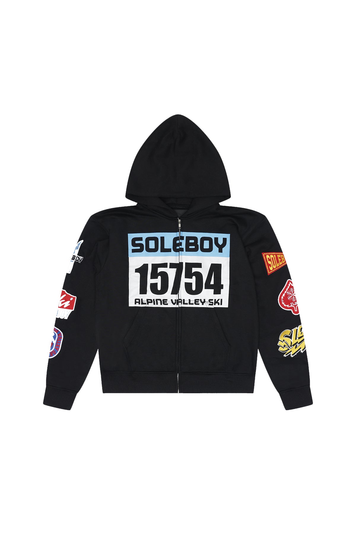 Ski Patrol Patch Hoodie (Black)