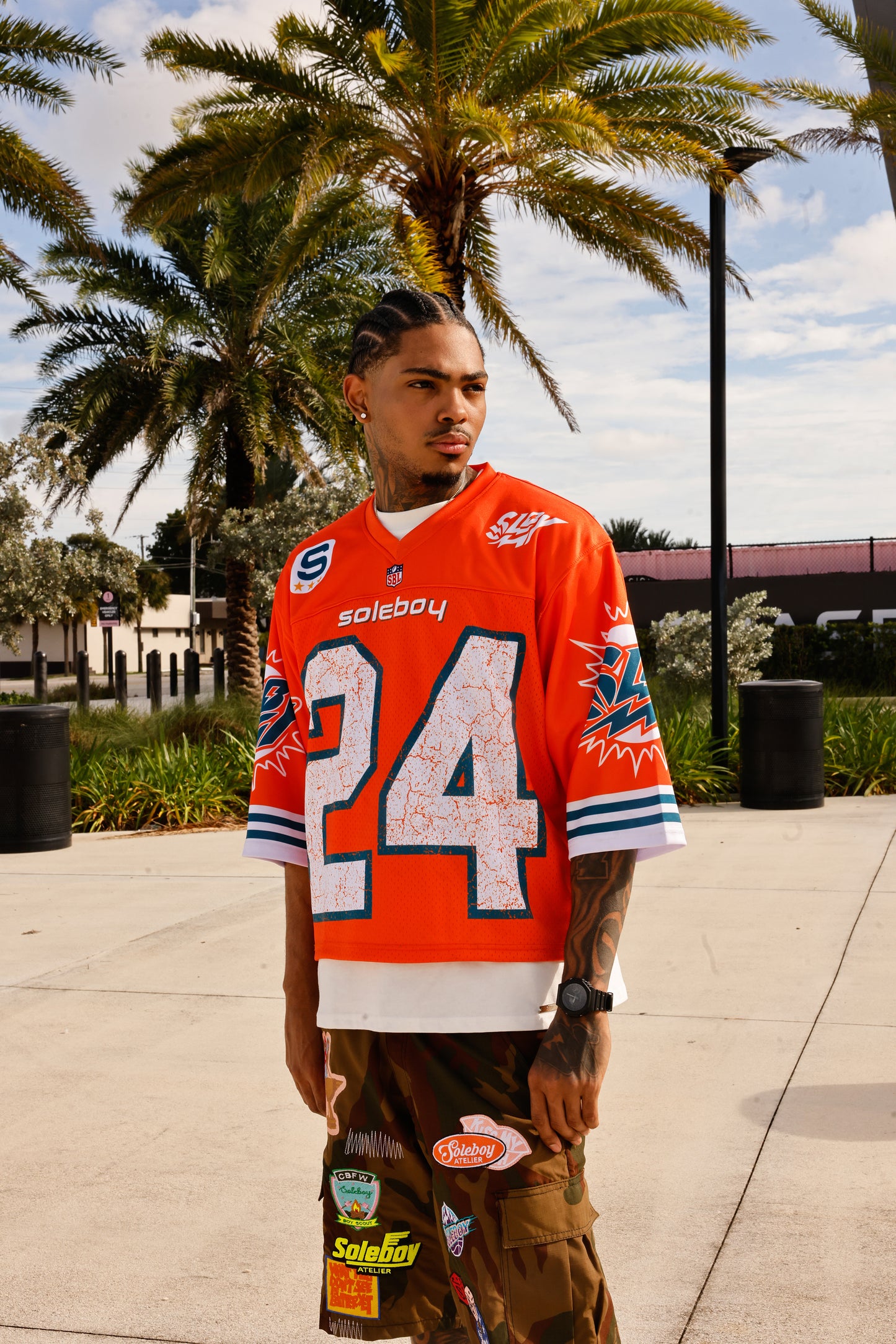 Dolphin Wave Jersey (Orange)