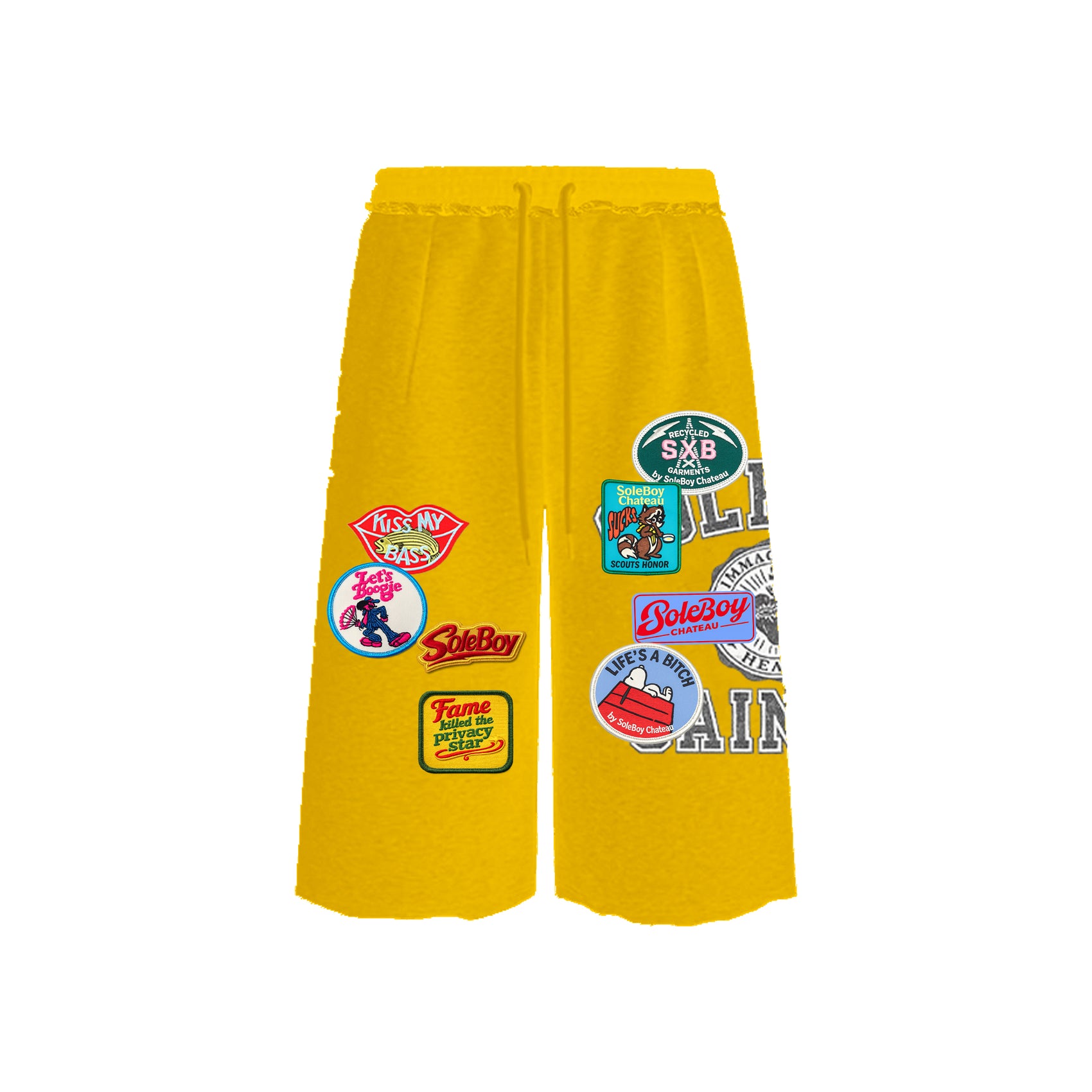 Scouts Honor Sweat Shorts (Yellow)