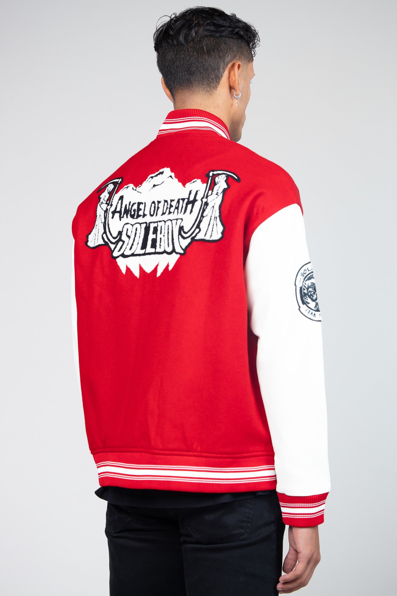 REAPER VARSITY JACKET [RED] SOLEBOY®
